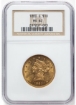1880S $10 Liberty Eagle MS62